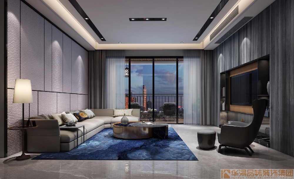 四居室 現代風格裝飾海逸半島 實景案例